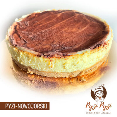 Pyzi-Nowojorski - domowe ciasto z cukierni PyziPyzi w Kaliszu