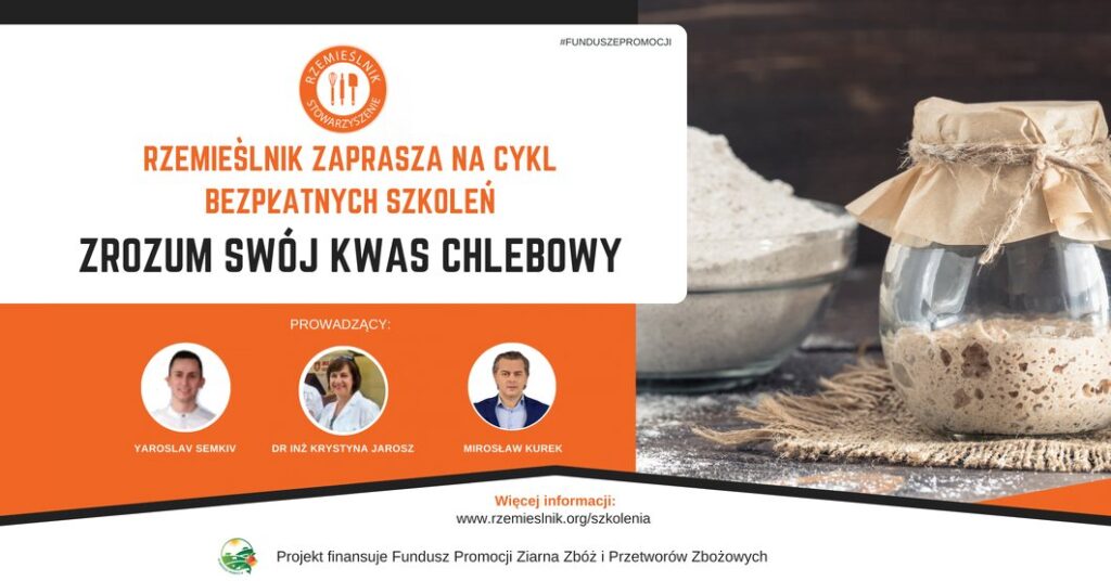 Cykl szkoleń „Zrozum swój kwas chlebowy”