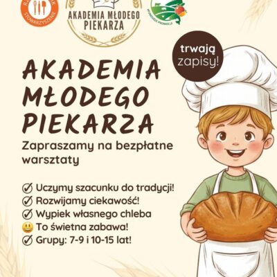 Plakat Akademii Młodego Piekarza