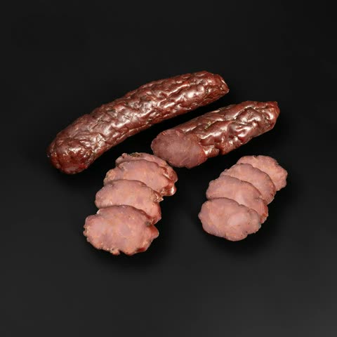 Kiełbasa Drobiowa Kacza Sucha - Kiełbasa z Piersi z Kaczki - 160g