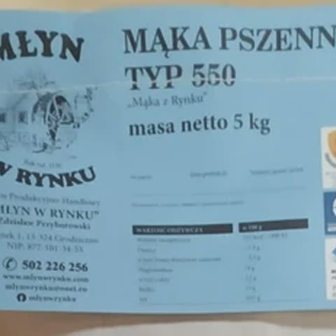 Mąka pszenna typ 550 - 5kg