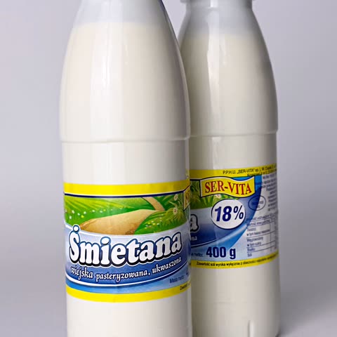 Śmietana 18% 400g