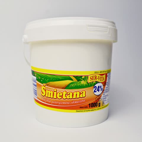 Śmietana 24% 1000g