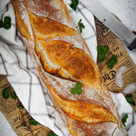 bagietka pszenno-orkiszowa 350g