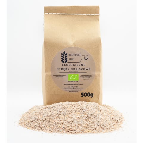 ekologiczne otręby orkiszowe 500 g